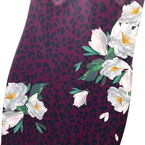 Ted Baker London Toriiy Wilderness Print V Neck Sheath Bodycon Dress Women’s US6 - Picture 8 of 16
